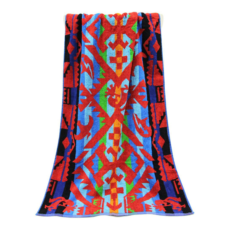 Coton Jacquard Woven Terry Beach Tail
