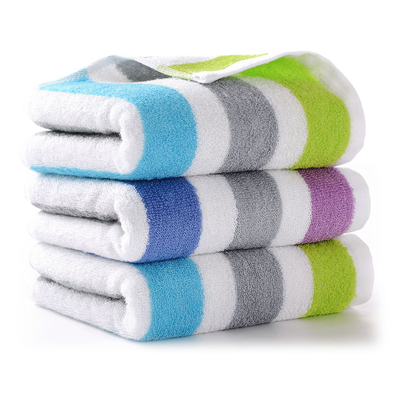 Serviettes de visage jacquard de luxe