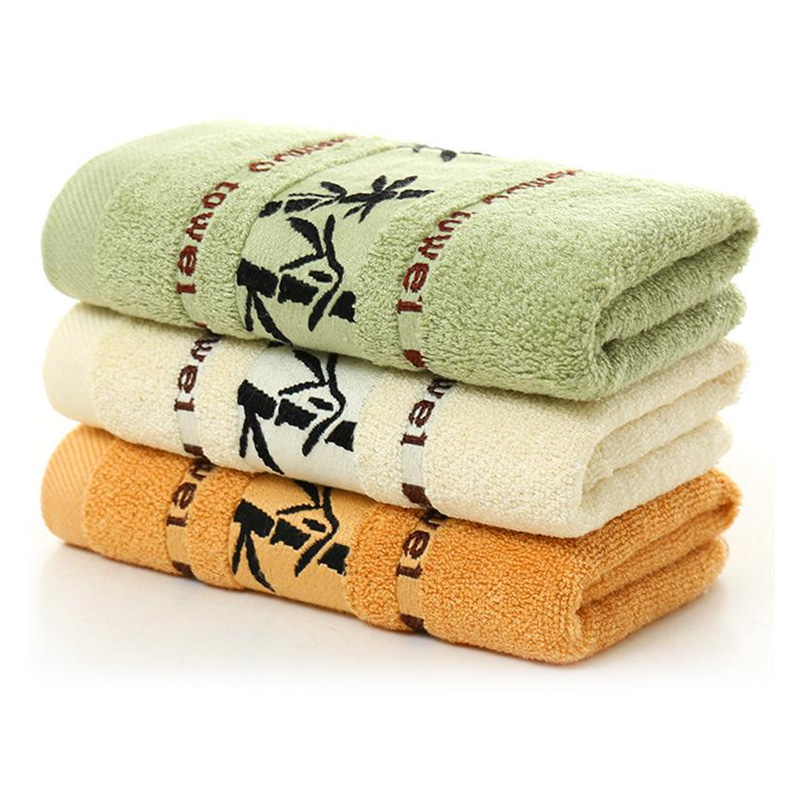Ensemble de serviettes de face bambou jacquard