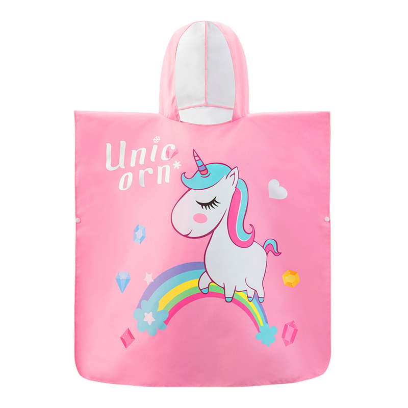 Serviette à capuche imprimée par la sublimation des enfants