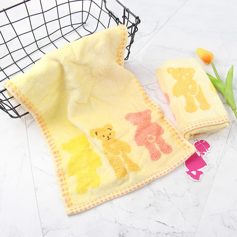Coton Jacquard Face Towel pour les enfants