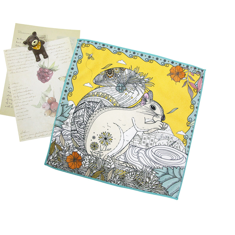 Serviette à main imprimée de sublimation personnalisée